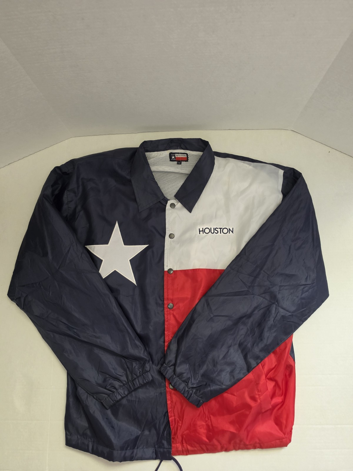 Vintage NFL Houston Texan Windbreaker Mens XL Rock Point Texas Proud Vintage NFL Houston Texan Windbreaker Mens XL Rock Point Texas Proud