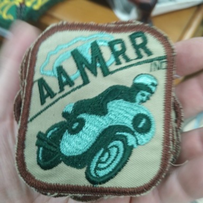 AAMRR MOTORCYCLE RACING VINTAGE 3” X 3.5\ AAMRR MOTORCYCLE RACING VINTAGE 3” X 3.5\