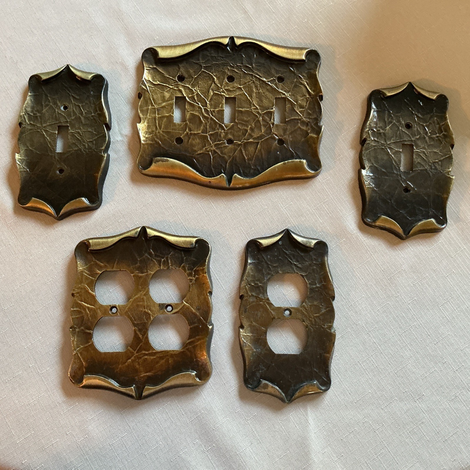 Vintage (1970’s) Amerock Carriage House Metal wall plates Vintage (1970’s) Amerock Carriage House Metal wall plates