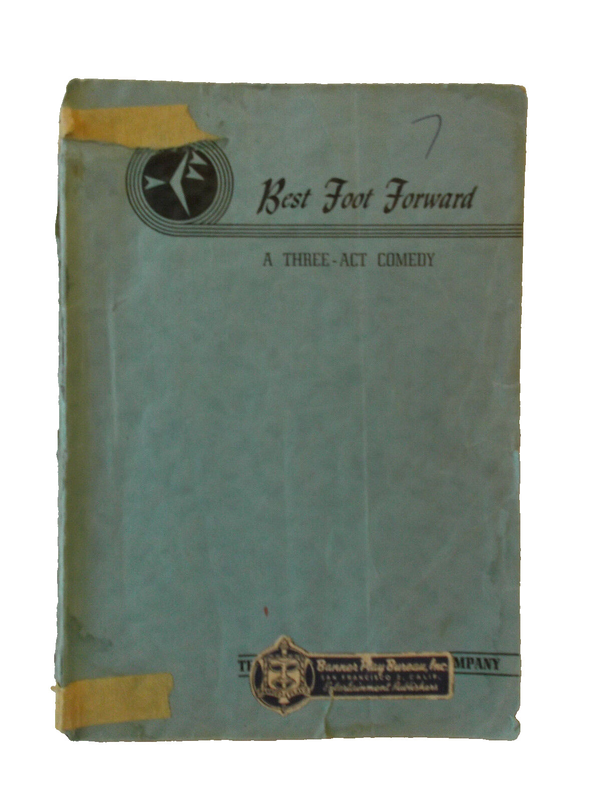 Antique John Cecil Holm 1943 WW2 Best Foot Forward Three Act Comedy Play Script