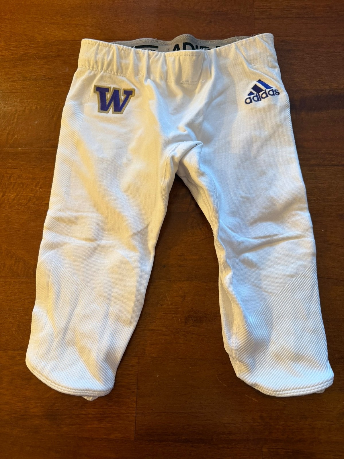 Washington Huskies Game Used Football Pants size Large, other sizes available.