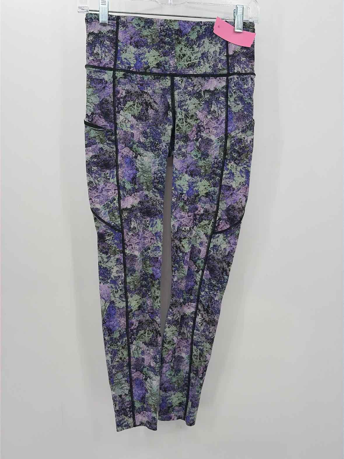 Pre-Owned Lululemon Purple Size 6 Athletic Pants