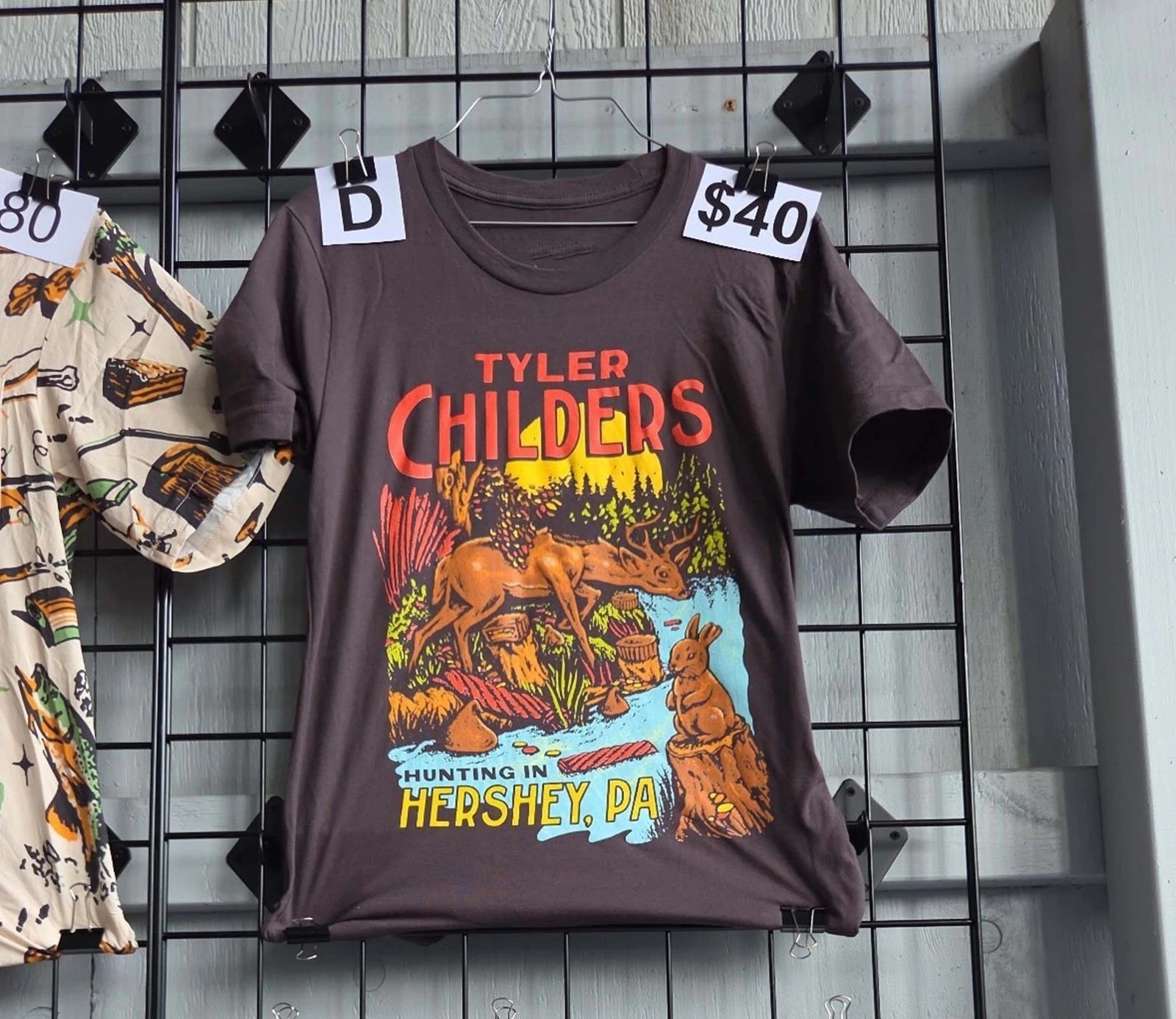 Tyler Childers Hunting In Hershey PA Event Tee On August 14 2026 reprint T-Shirt