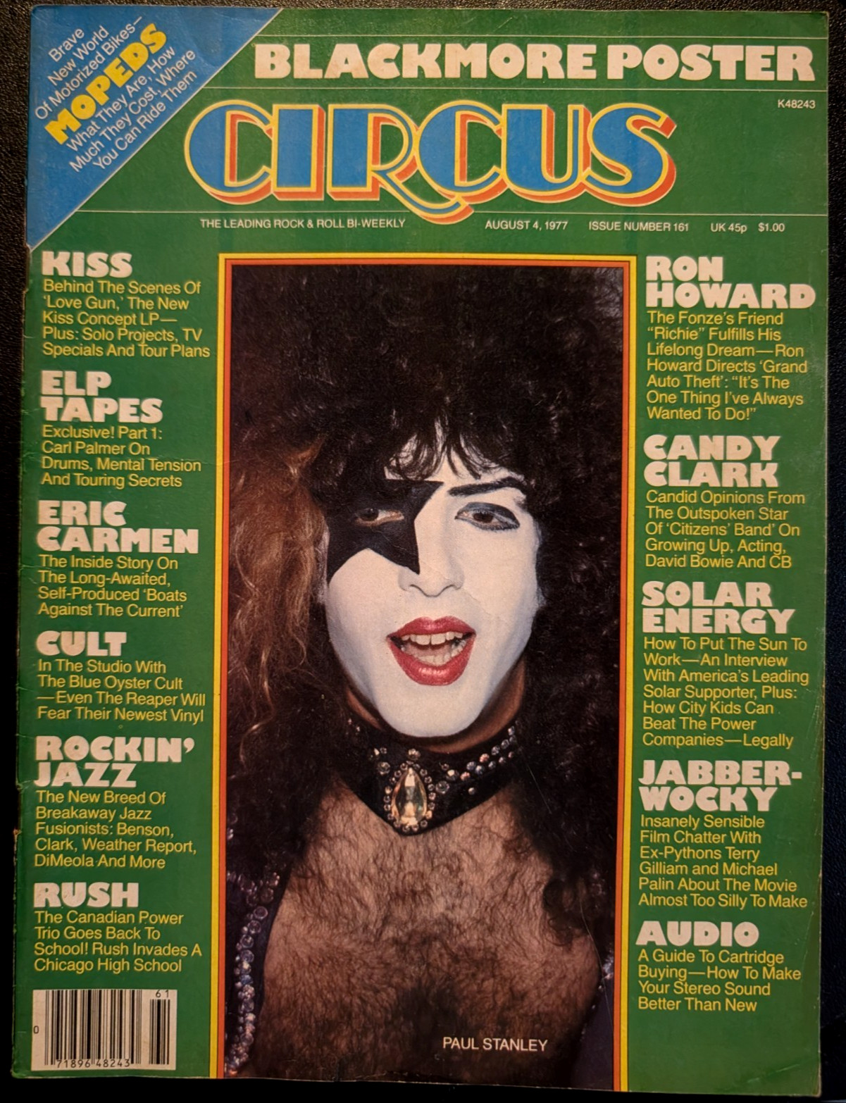 Circus Magazine August 1977 | KISS Blue Oyster Cult ELP Rush Eric Carmen Nugent 