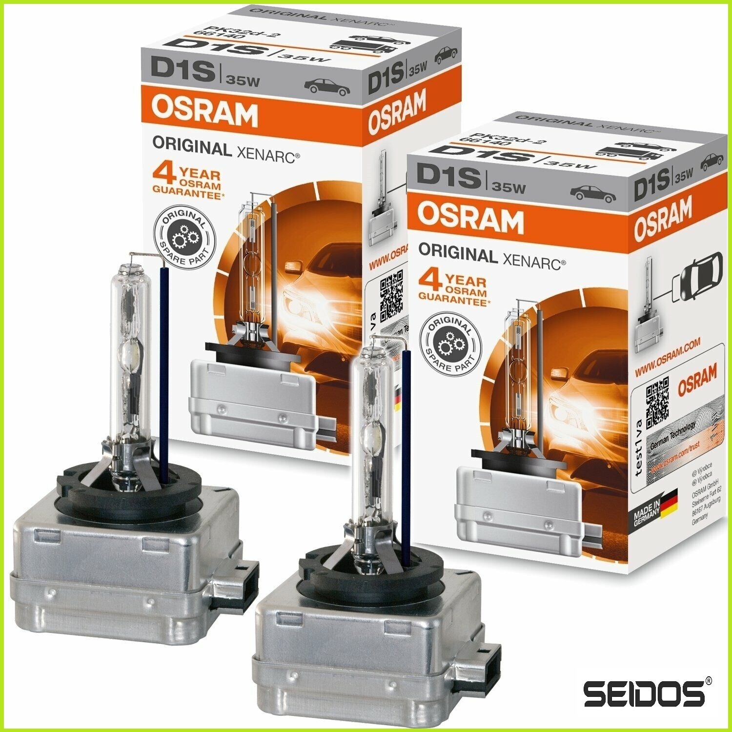 Osram D1S Xenarc Original Line Xenon Bulb Headlight 66140 for VW New