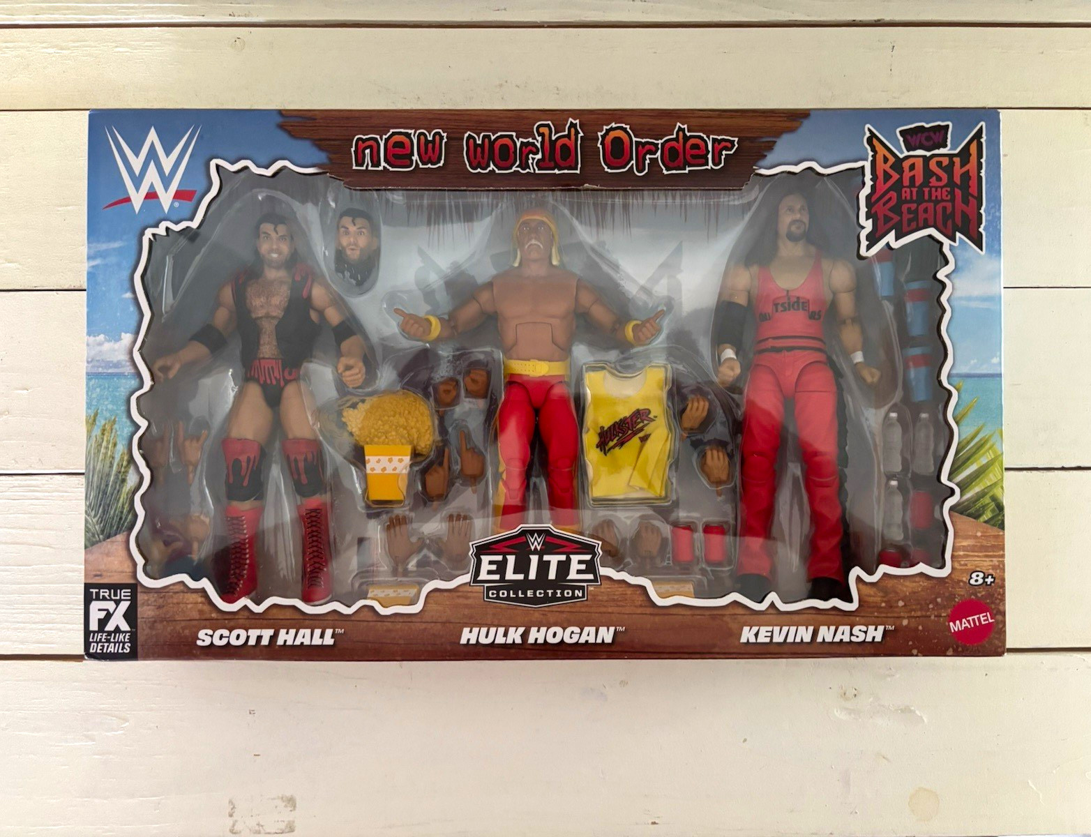 Mattel WWE Elite Collection nWo New World Order 3-Pack Hogan Hall Nash
