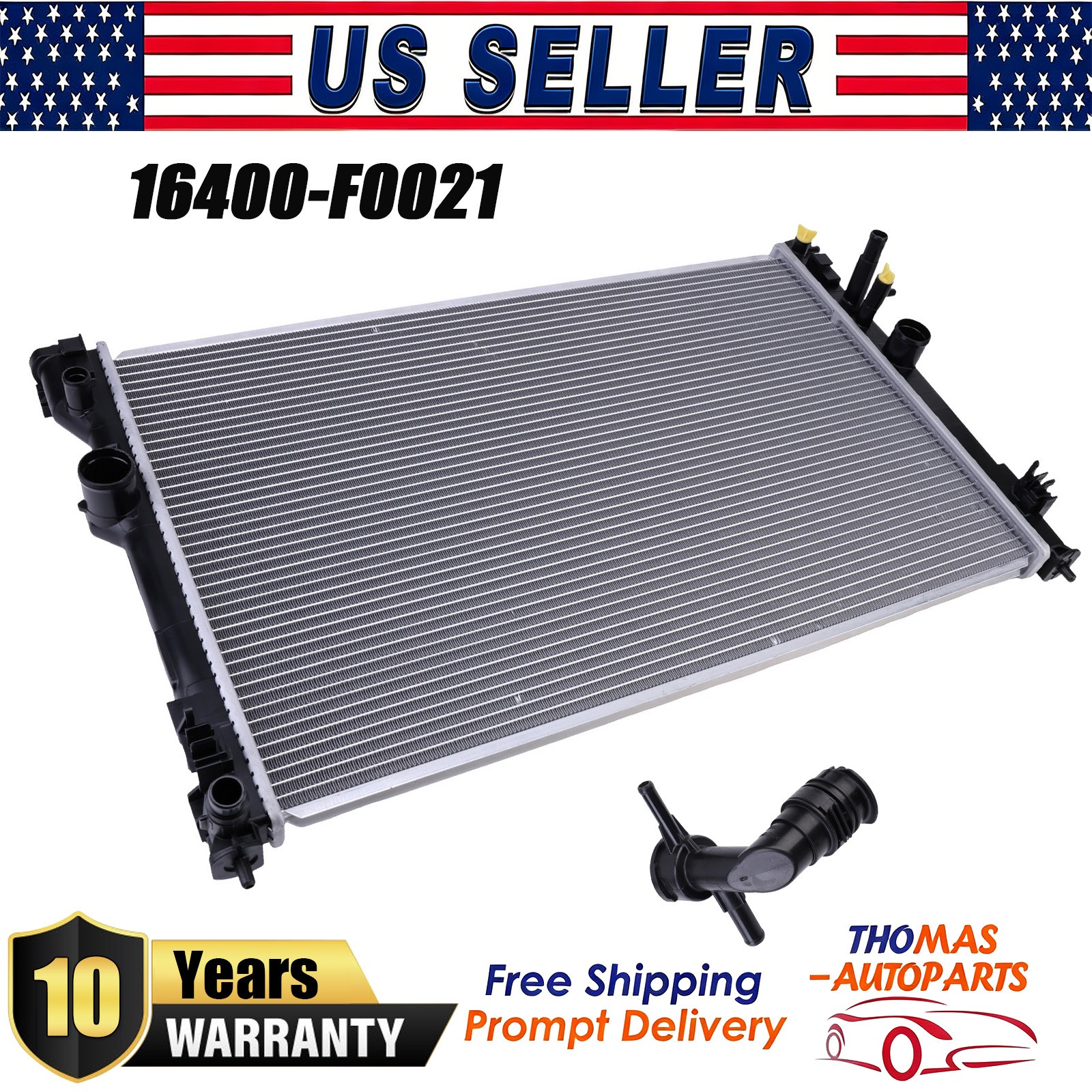 Radiator For Toyota RAV4 Hybrid 2022 2023-2025 2.5L L4 16400-F0021 US