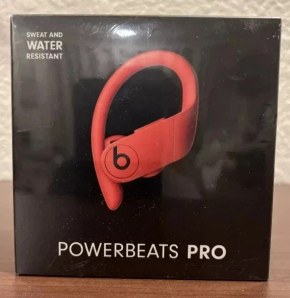 NEW Dr. Dre\'s Powerbeats Pro Wireless Bluetooth Earphones - Lava Red - NEW Dr. Dre\'s Powerbeats Pro Wireless Bluetooth Earphones - Lava Red -
