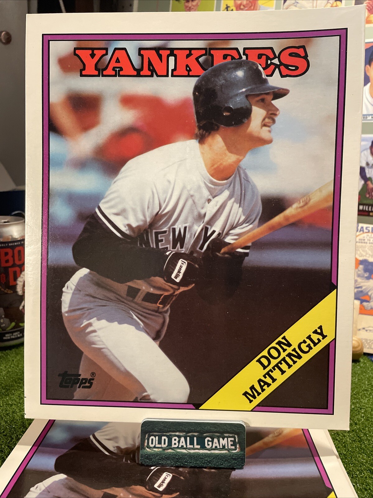 1989 Topps Don Mattingly Duo-Tang School Paper Pocket Folder - NY Yankees - MLB