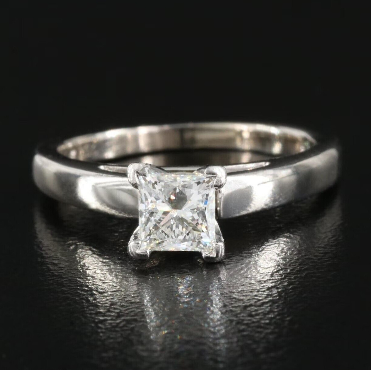$7500 / NEW / THE LEO 0.75 CT Diamond Platinum Bridal Engagement Ring / luxury
