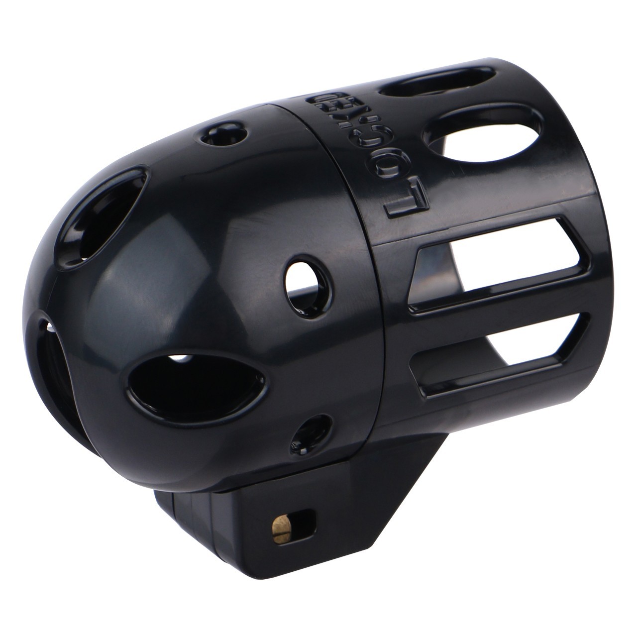 Resin Male Sissy Chastity Device Inverted Cage for Men Locking Belt with 9 Rings