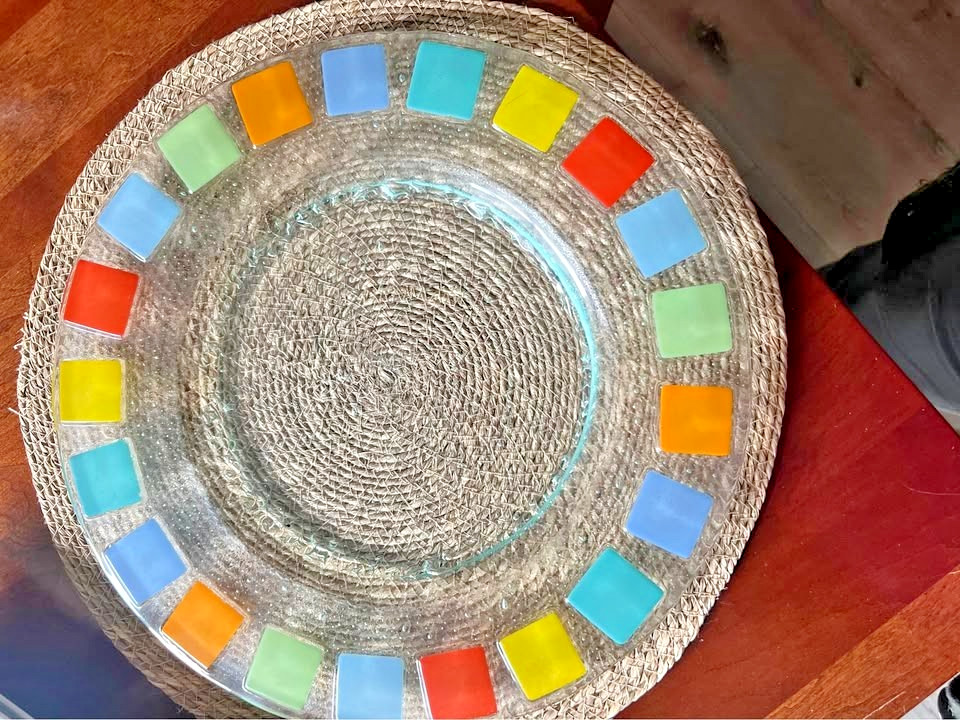 Villeroy & Boch - Twist Alea Plate with Multicolor Mosaic Border