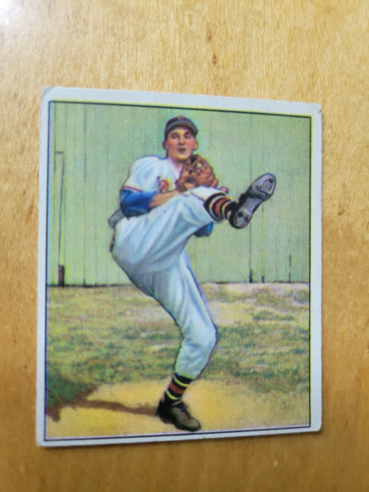 1950 Bowman WARREN SPAHN #19