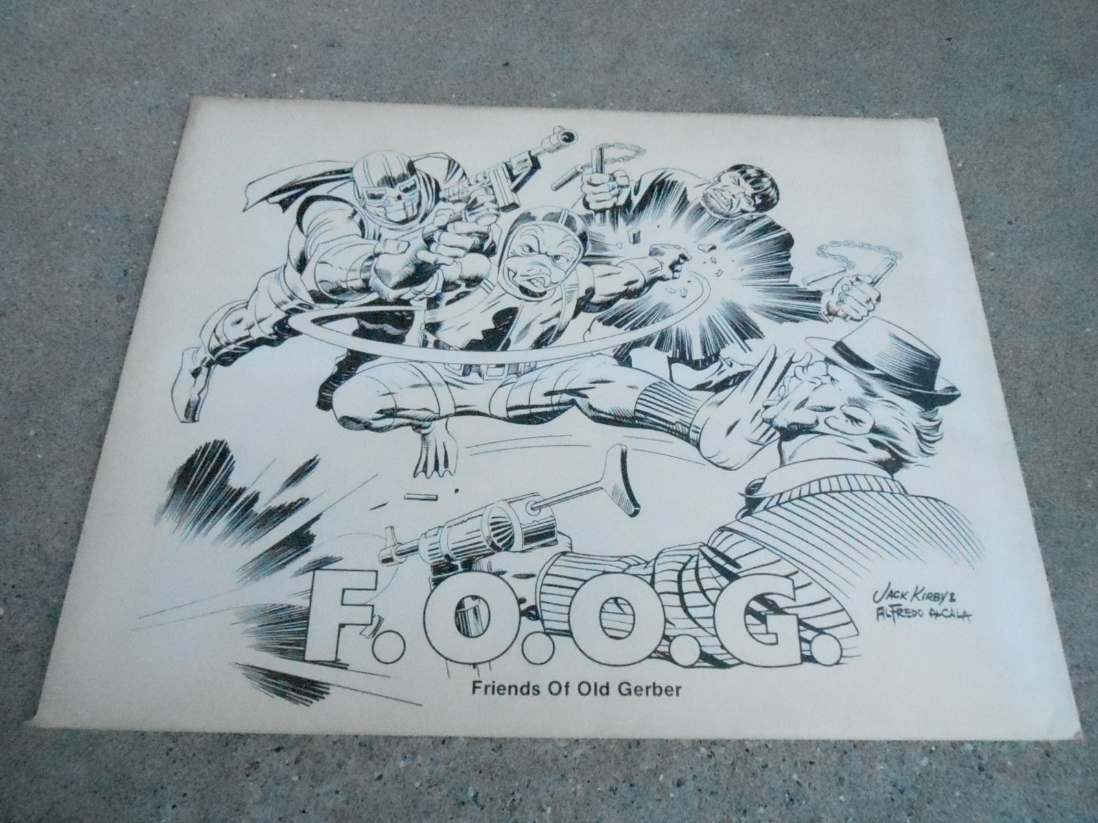 VINTAGE F.O.O.G. FRIENDS OF OL GERBER art portfolio (10 prints) VINTAGE F.O.O.G. FRIENDS OF OL GERBER art portfolio (10 prints)