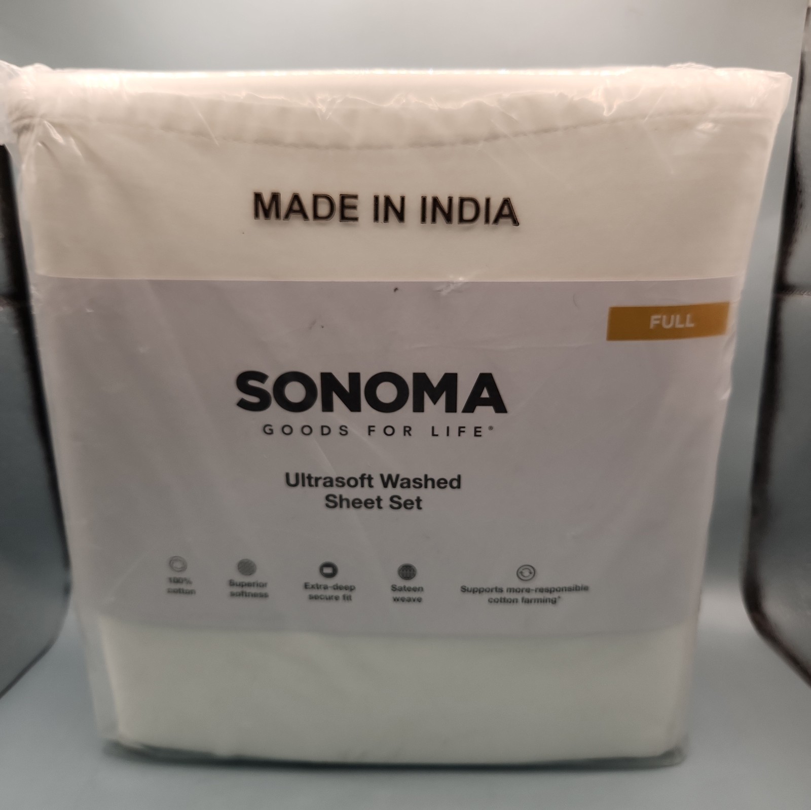 NEW Sonoma Goods for Life Ultrasoft Washed Sheet Set. FULL - White NEW Sonoma Goods for Life Ultrasoft Washed Sheet Set. FULL - White