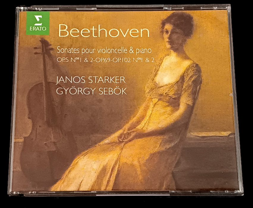 2-CD BOX SET : Beethoven Cello & Piano Sonatas : Janos Starker + Gyorgy Sebok 2-CD BOX SET : Beethoven Cello & Piano Sonatas : Janos Starker + Gyorgy Sebok