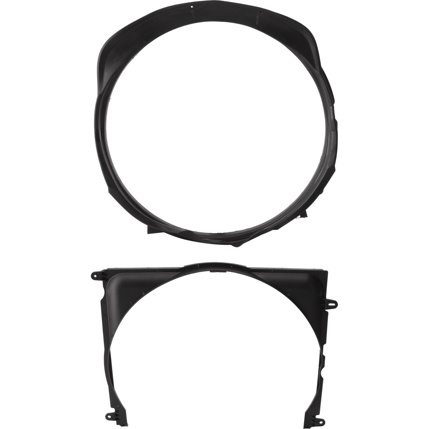 Radiator Fan Shroud Set of 2 for Ram 2500 3500 2013-2018 Pair