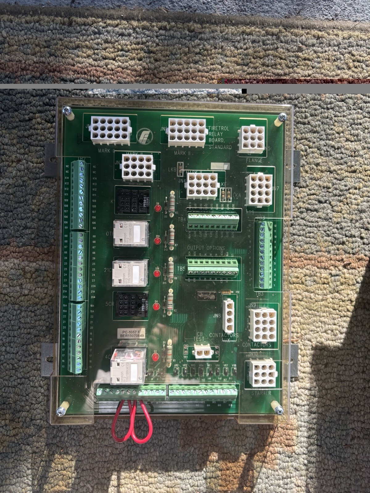 Firetrol Mark II Relay Board Firetrol Relay Board PC-1057F Firetrol Mark II Relay Board Firetrol Relay Board PC-1057F