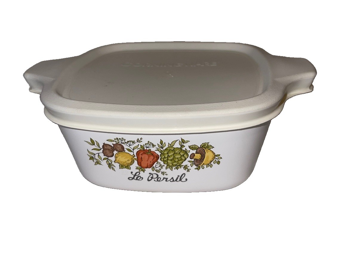 Nice Vintage Corning Ware Spice of Life Mini Casserole Baking Dish 2 3/4 cup #2 Nice Vintage Corning Ware Spice of Life Mini Casserole Baking Dish 2 3/4 cup #2
