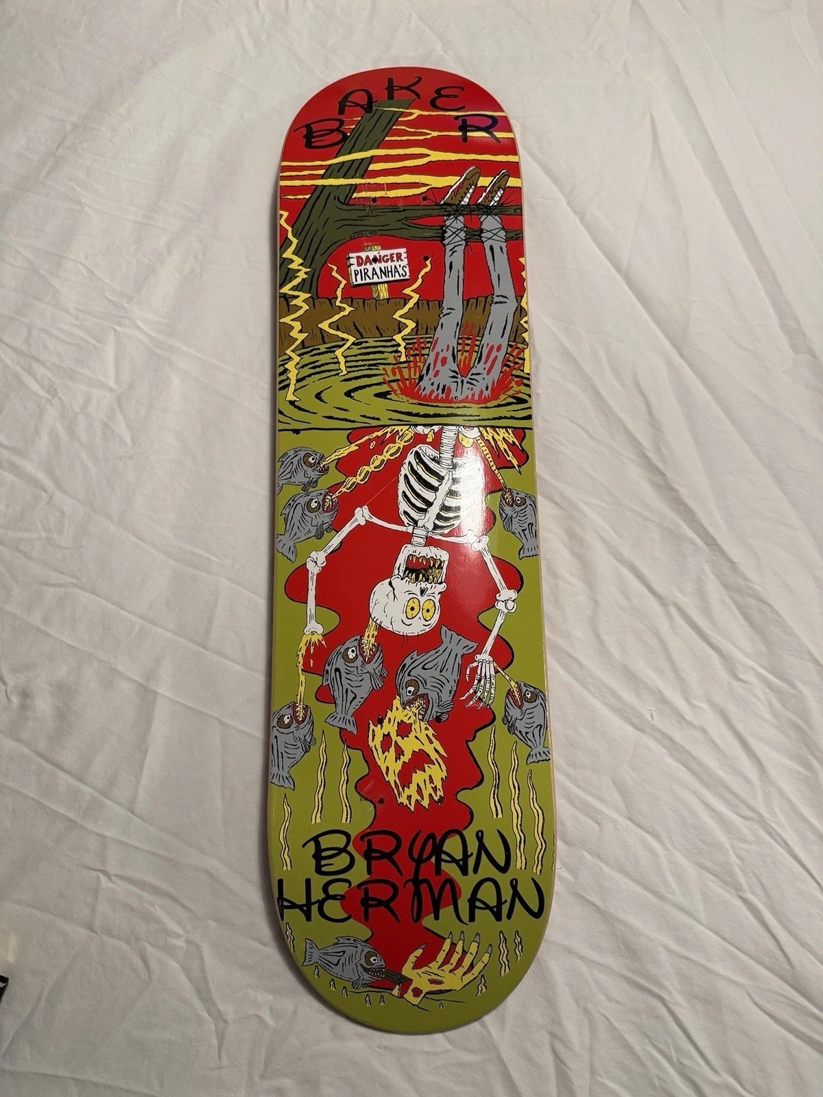 Baker Bryan Herman - Ways to Die series by J.J. Villard x Baker Deck Size 8.0 Baker Bryan Herman - Ways to Die series by J.J. Villard x Baker Deck Size 8.0