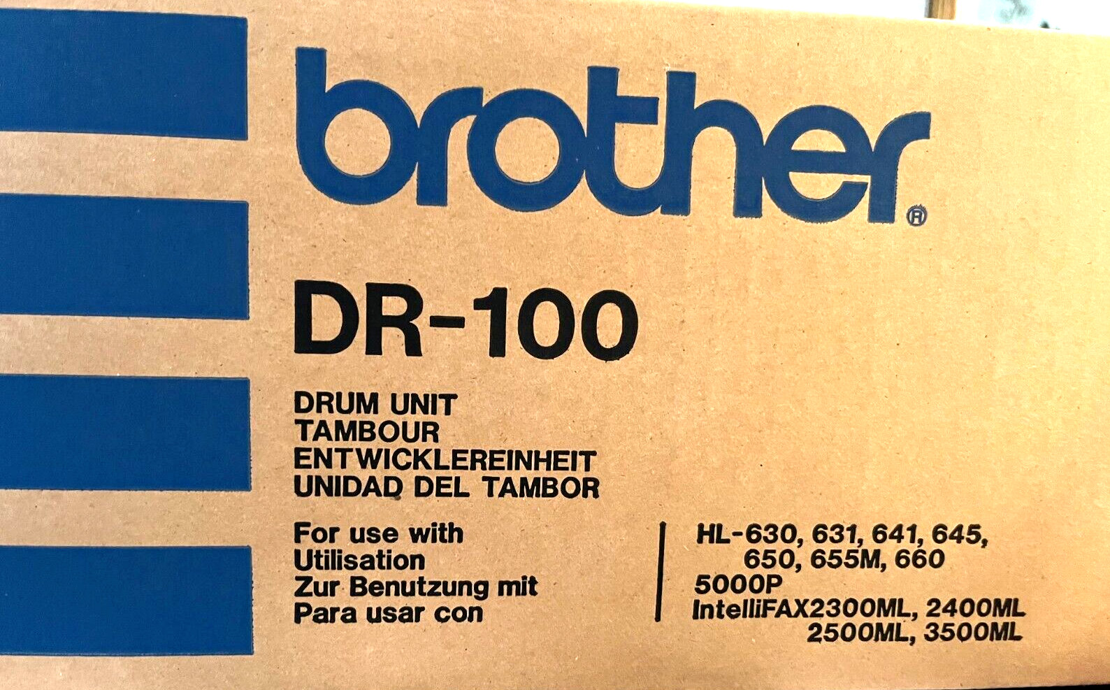 brother DR-100 DRUM UNIT, HL-630,631,641,645,650,655M,660, NEW brother DR-100 DRUM UNIT, HL-630,631,641,645,650,655M,660, NEW