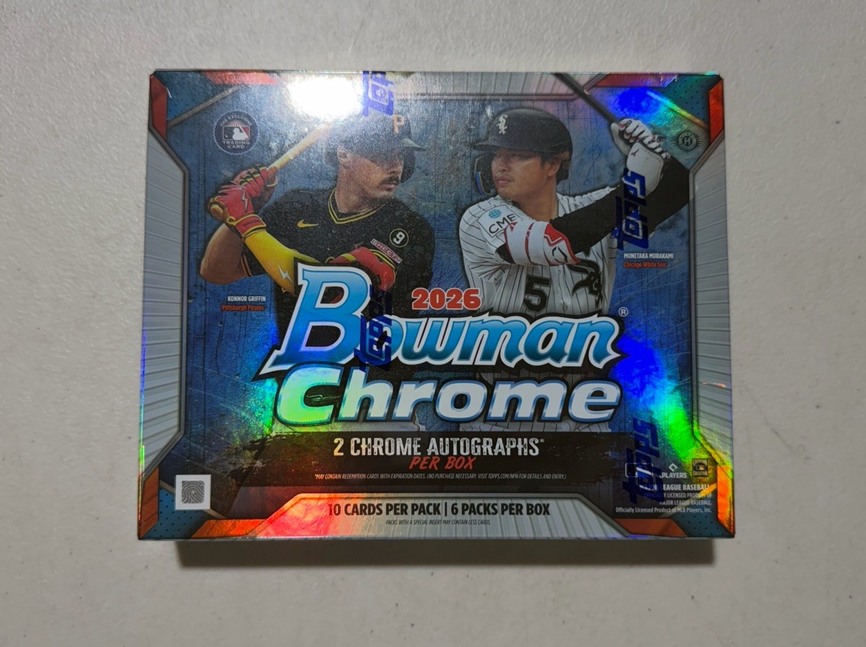 2026 Bowman Chrome Baseball Hobby Box