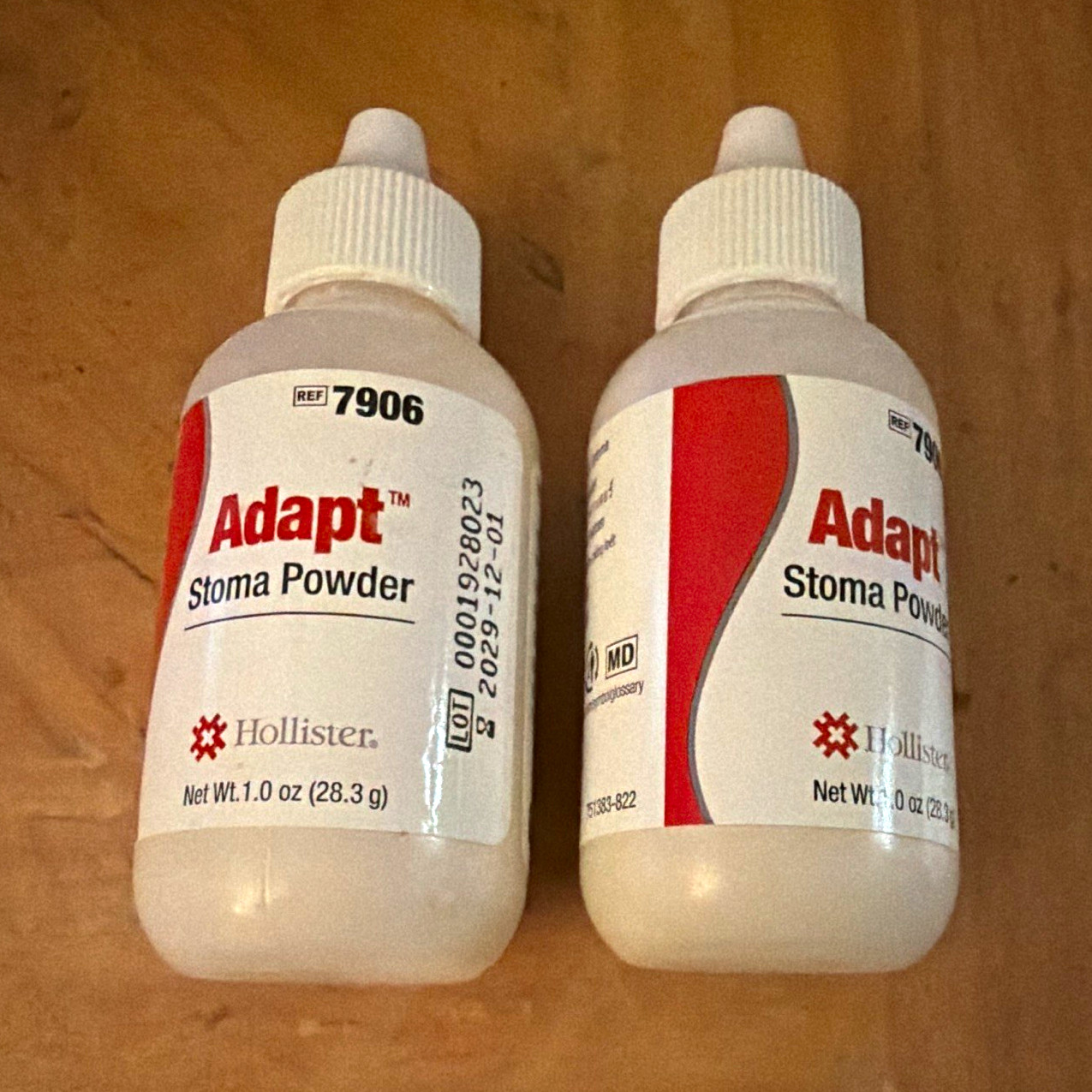 Hollister Adapt 7906 Unscented Stoma Powder 1 oz (28.3 g) Lot of 2 Hollister Adapt 7906 Unscented Stoma Powder 1 oz (28.3 g) Lot of 2