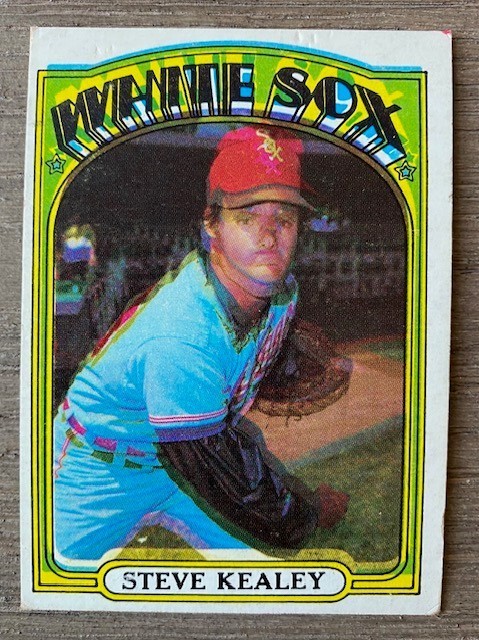 1972 Topps Steve Kealey #146 White Sox EX Condition (trimmed) DOUBLE EXPOSURE