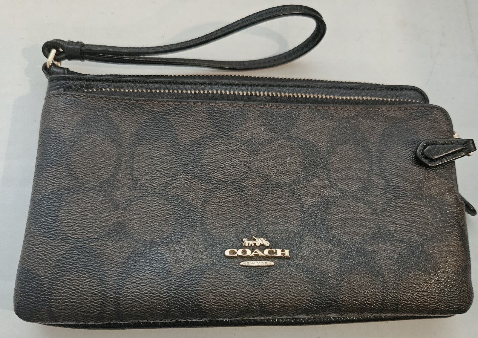 Vintage Coach Double Zip Wristlet Vintage Coach Double Zip Wristlet