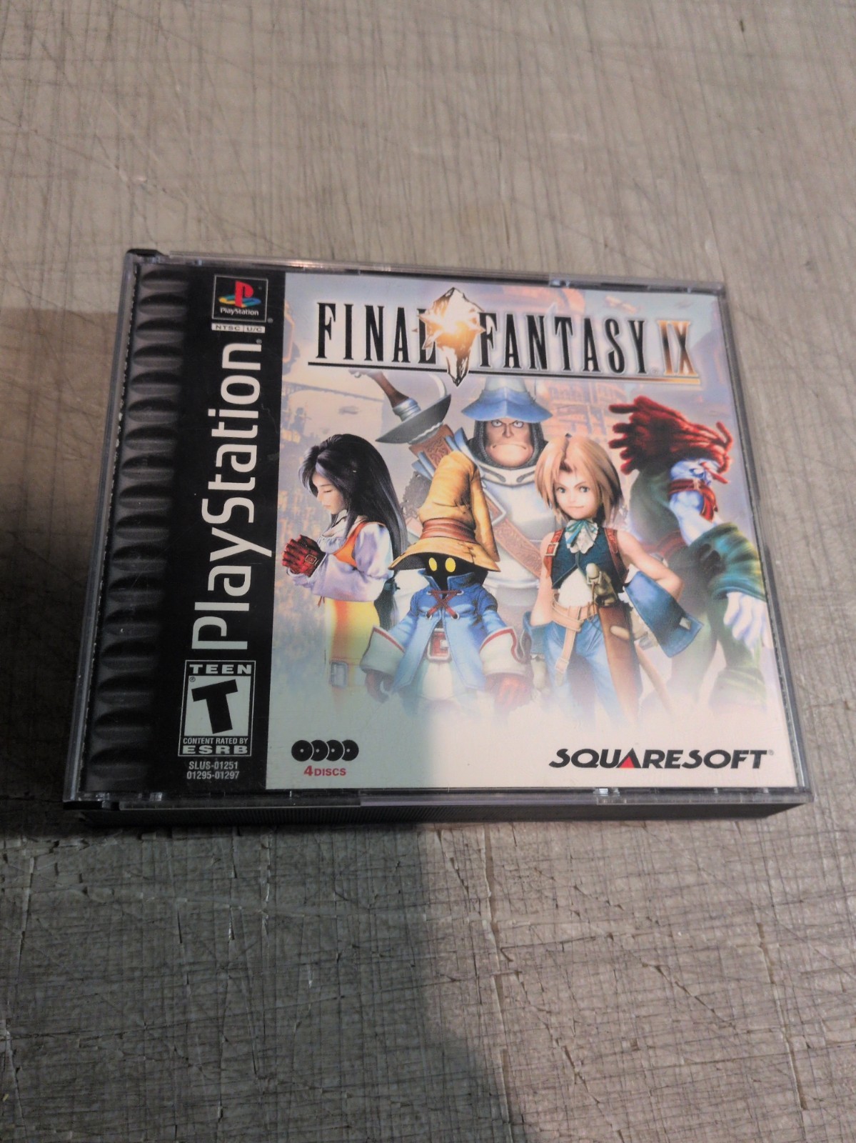 Final Fantasy IX 9 PlayStation 1 PS1 Complete CIB Black Label W/ Reg Card