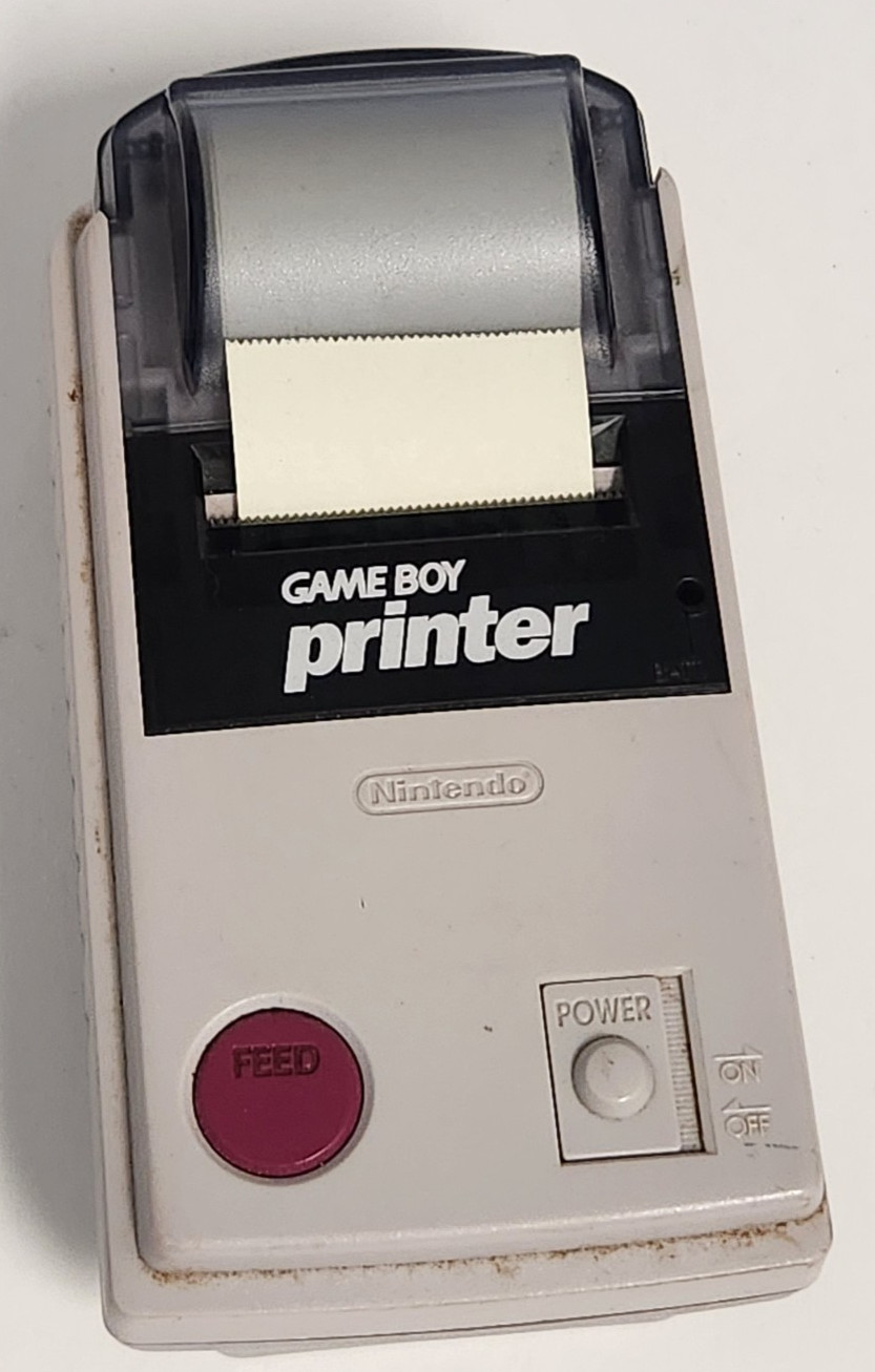Nintendo Gameboy Vintage Printer MGB-007 with Paper Nintendo Gameboy Vintage Printer MGB-007 with Paper
