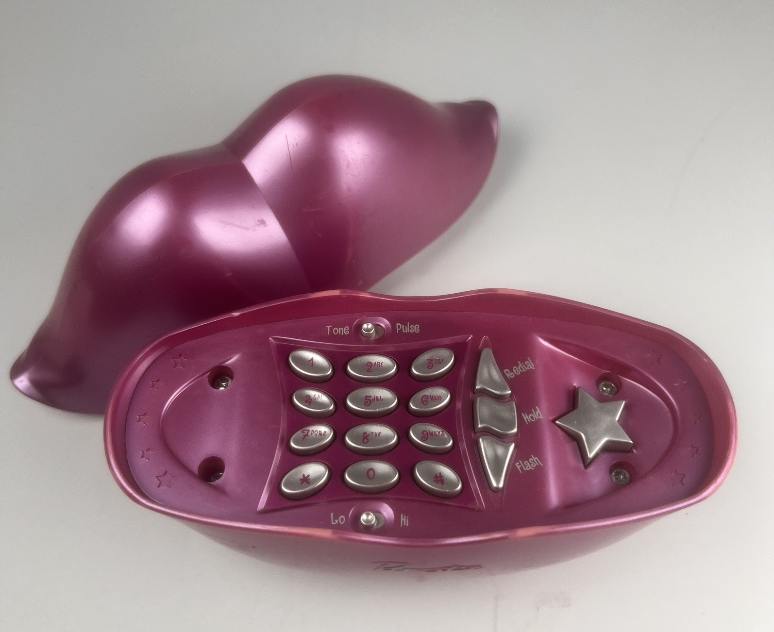VTG Y2K Bratz 2003 Pink Lips Telephone MGA Entertainment Untested/ No Cords