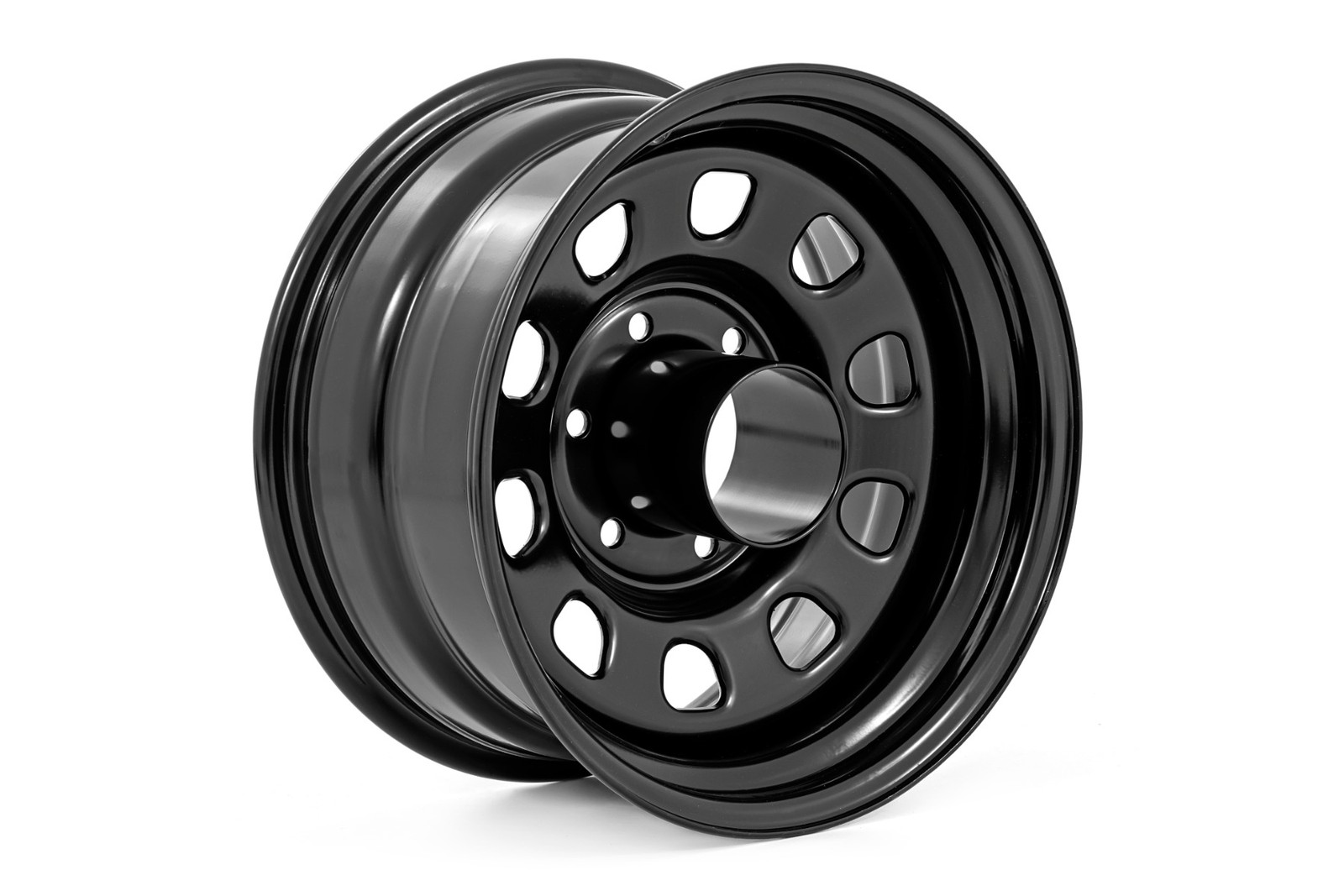 Rough Country Black Steel Wheel | 16x8 | 5x4.5 | -6mm - RC52-6866