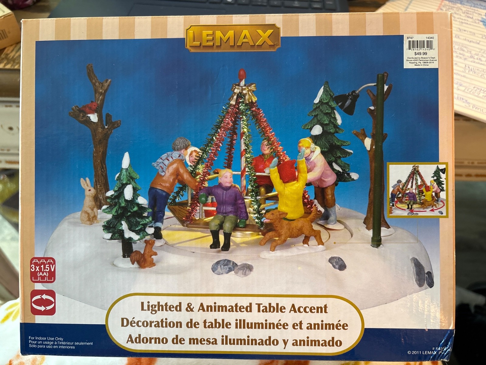 Lemax LOOK OUT #34630 Retired Lit Animated 2013 Lemax LOOK OUT #34630 Retired Lit Animated 2013