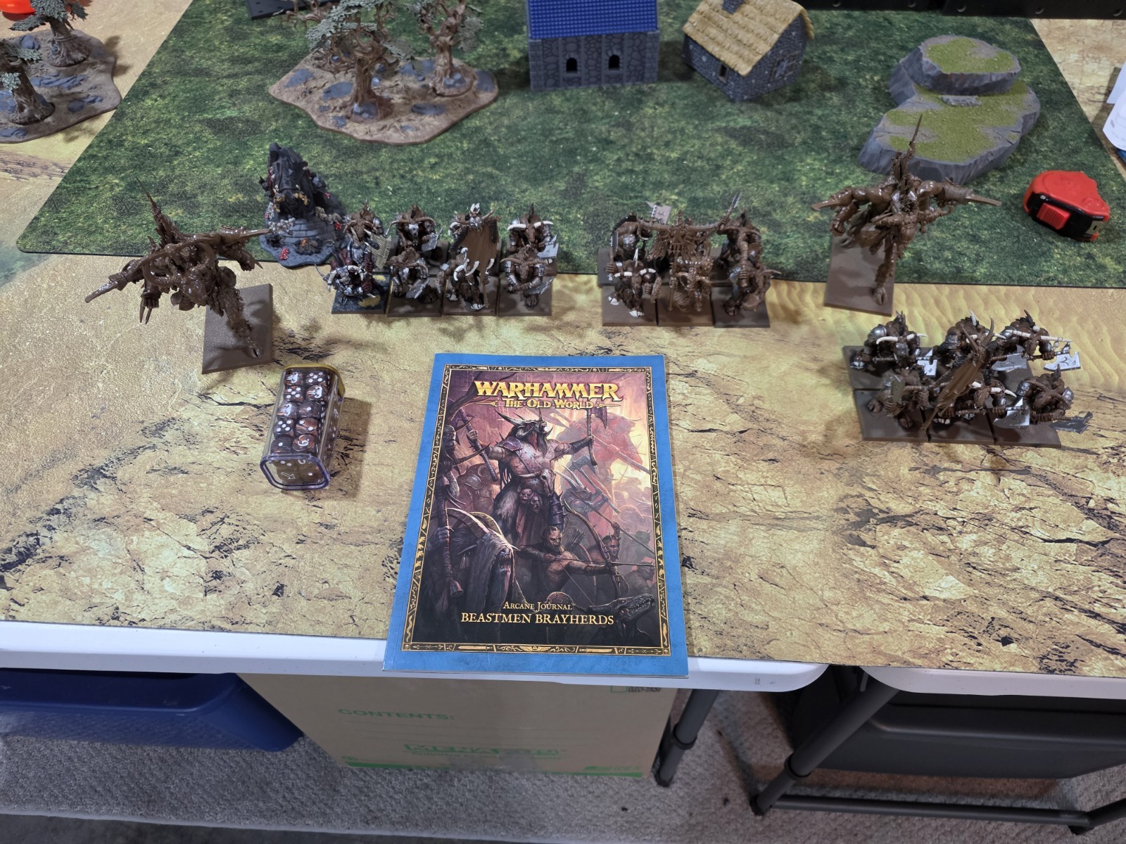 WARHAMMER The Old World Beastmen Brayherds Army Minotaur Bloodherd 2k Points