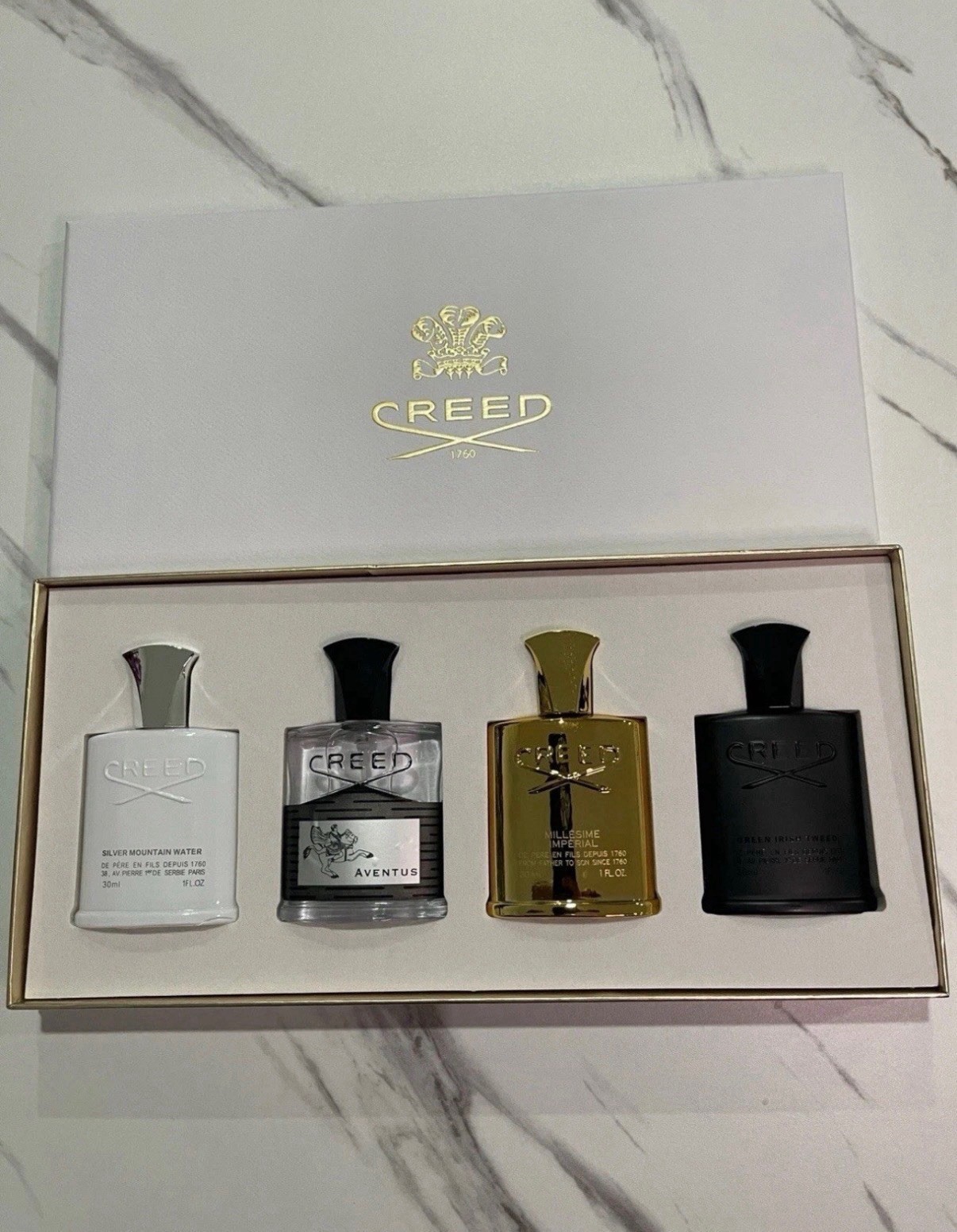 Creed 4 Piece Gift Set 30 ML Each New & Sealed Creed 4 Piece Gift Set 30 ML Each New & Sealed