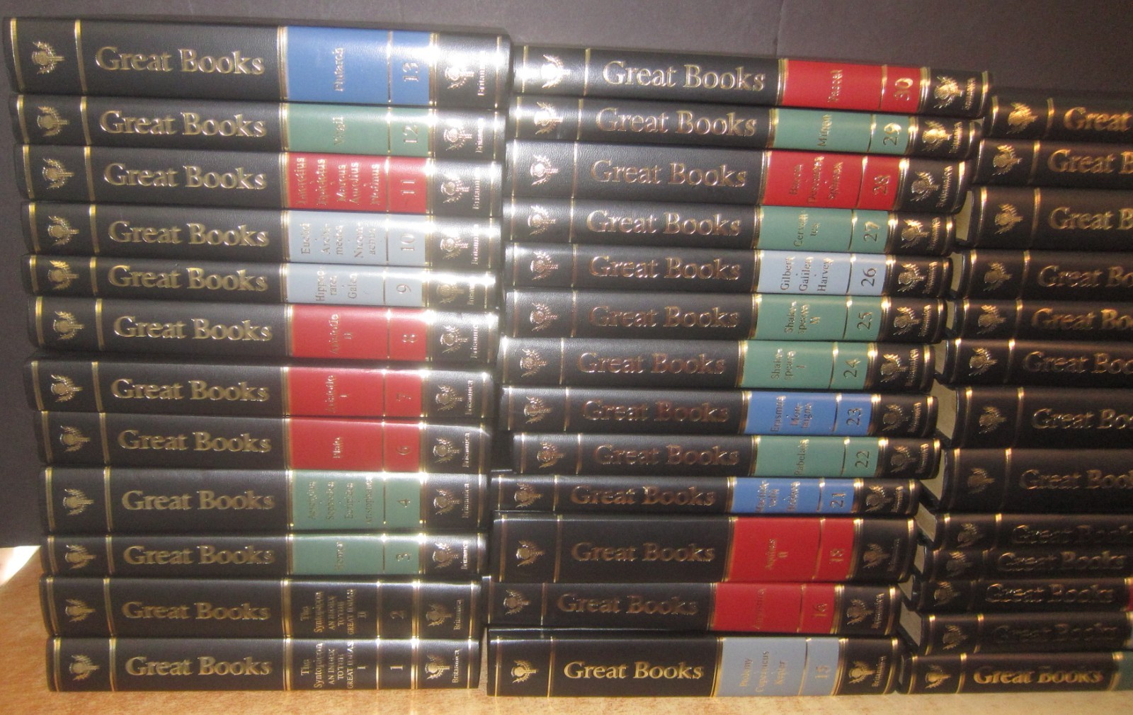 Great Books Of The Western World 1992 2nd Printing ~ Individual Vols. From Set