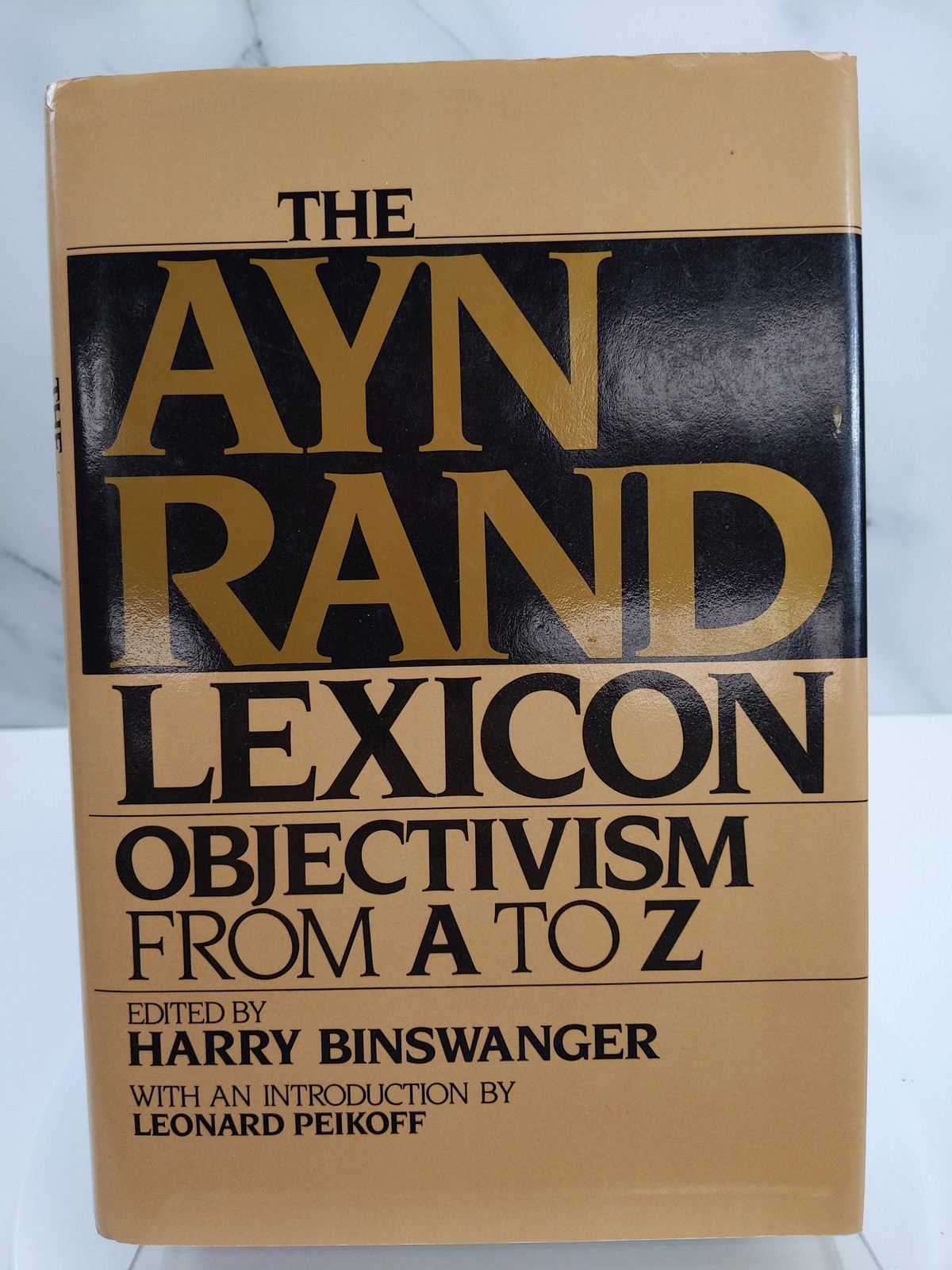 The Ayn Rand Lexicon by Rand, Ayn (1986) Hardcover by Rand, Ayn 1986 HCDJ.