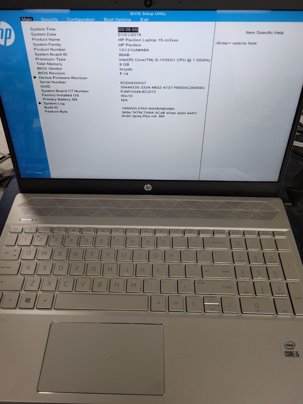 HP Pavilion 15-CS3153C1 15.6\ HP Pavilion 15-CS3153C1 15.6\