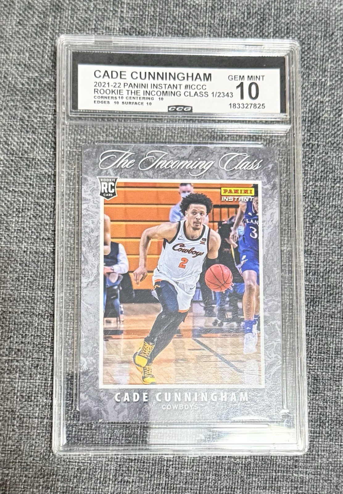 2021-22 Panini Instant - Rookie The Incoming Class Cade Cunningham #ICCC 1/2343 2021-22 Panini Instant - Rookie The Incoming Class Cade Cunningham #ICCC 1/2343