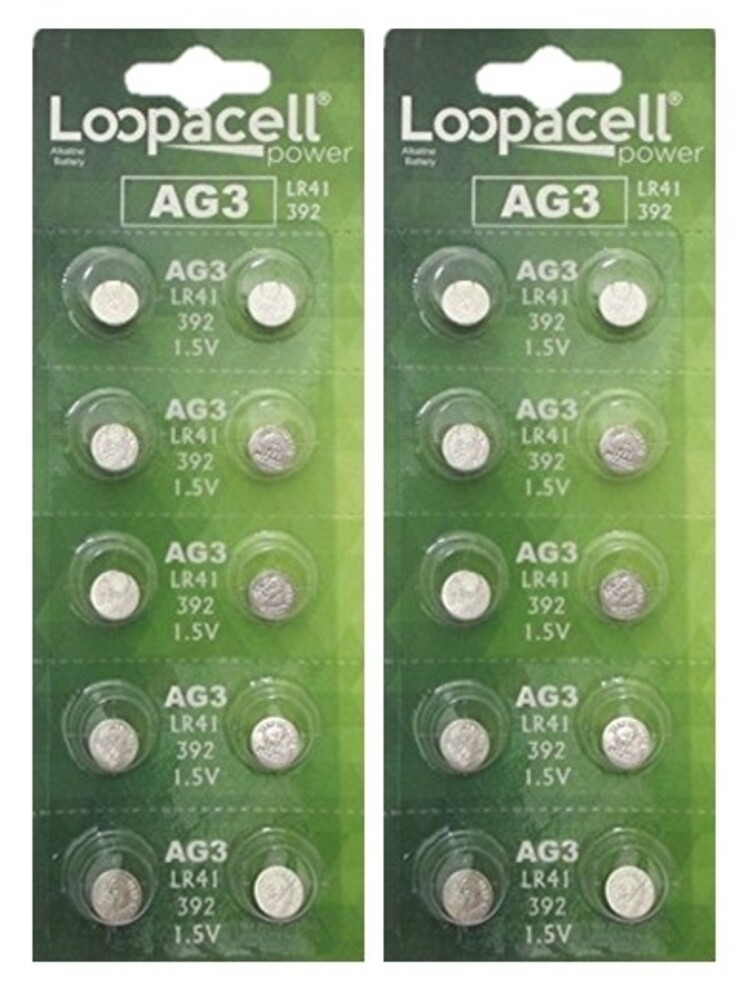 20 Pk AG3 LR41 392 392A SR736 LR736 Alkaline Button Cell Battery