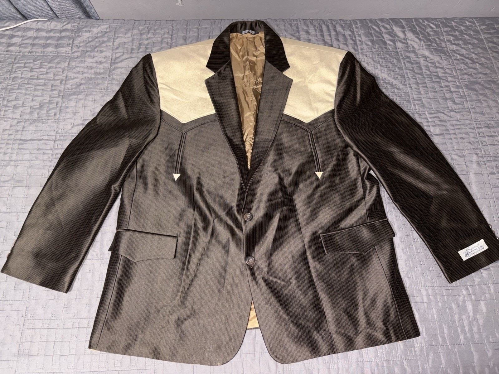 Vintage Silverado Western Sport Coat Blazer – Men\'s Brown size 48