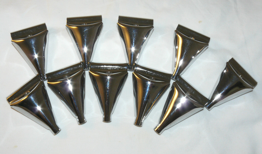 Vintage Style Bass Drum Claws Lot of 10 Slingerland Clone Claws for Restoration