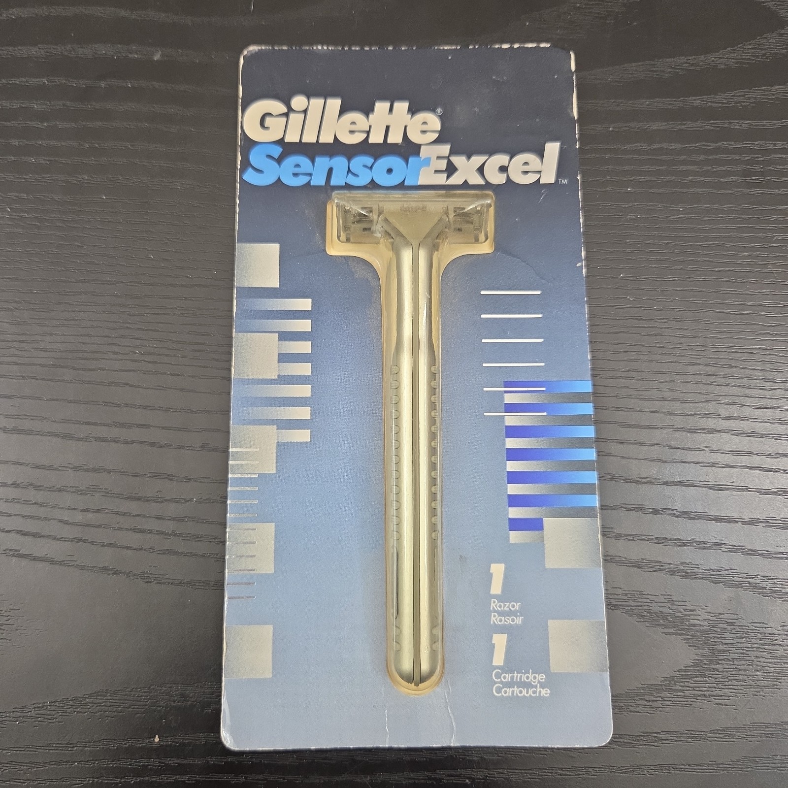 VTG Gillette Sensor Excel Razor Metal Handle Blade Shaver USA 1993 NOS Rare VTG Gillette Sensor Excel Razor Metal Handle Blade Shaver USA 1993 NOS Rare