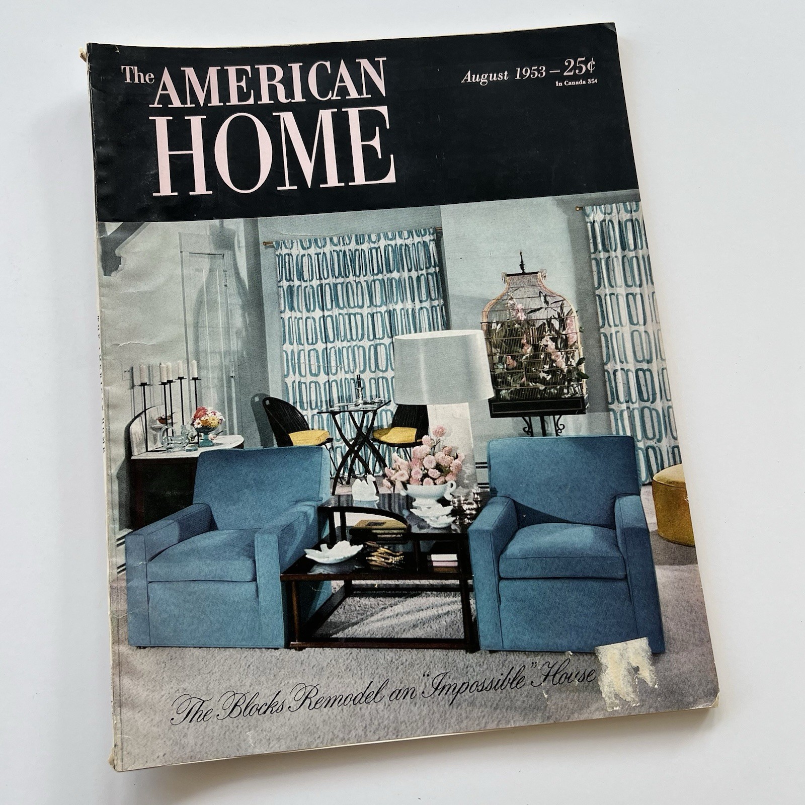 ✨Vintage MCM The American Home August 1953 Magazine Mid Century Home Decor