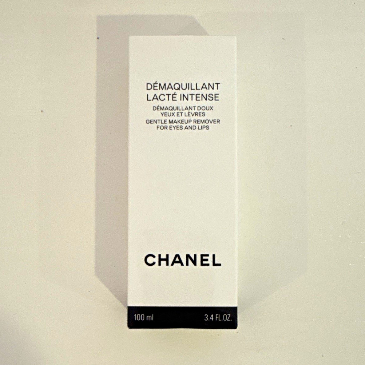 CHANEL Démaquillant Lacté Intense Gentle Makeup Remover Eyes  and Lips 3.4 fl oz