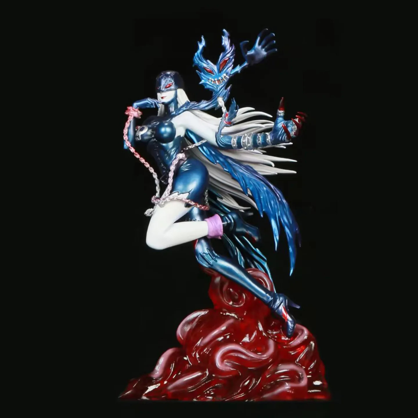 24CM Lady Devimon Digimon Anime Figure PVC Collectible Statue Desk Decor Gift