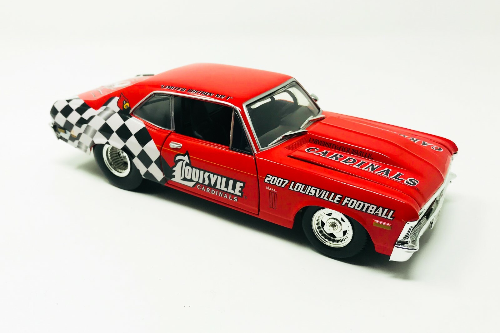 Louisville Cardinals 1970 Nova SS Diecast Limited Edition of 500 Football Series