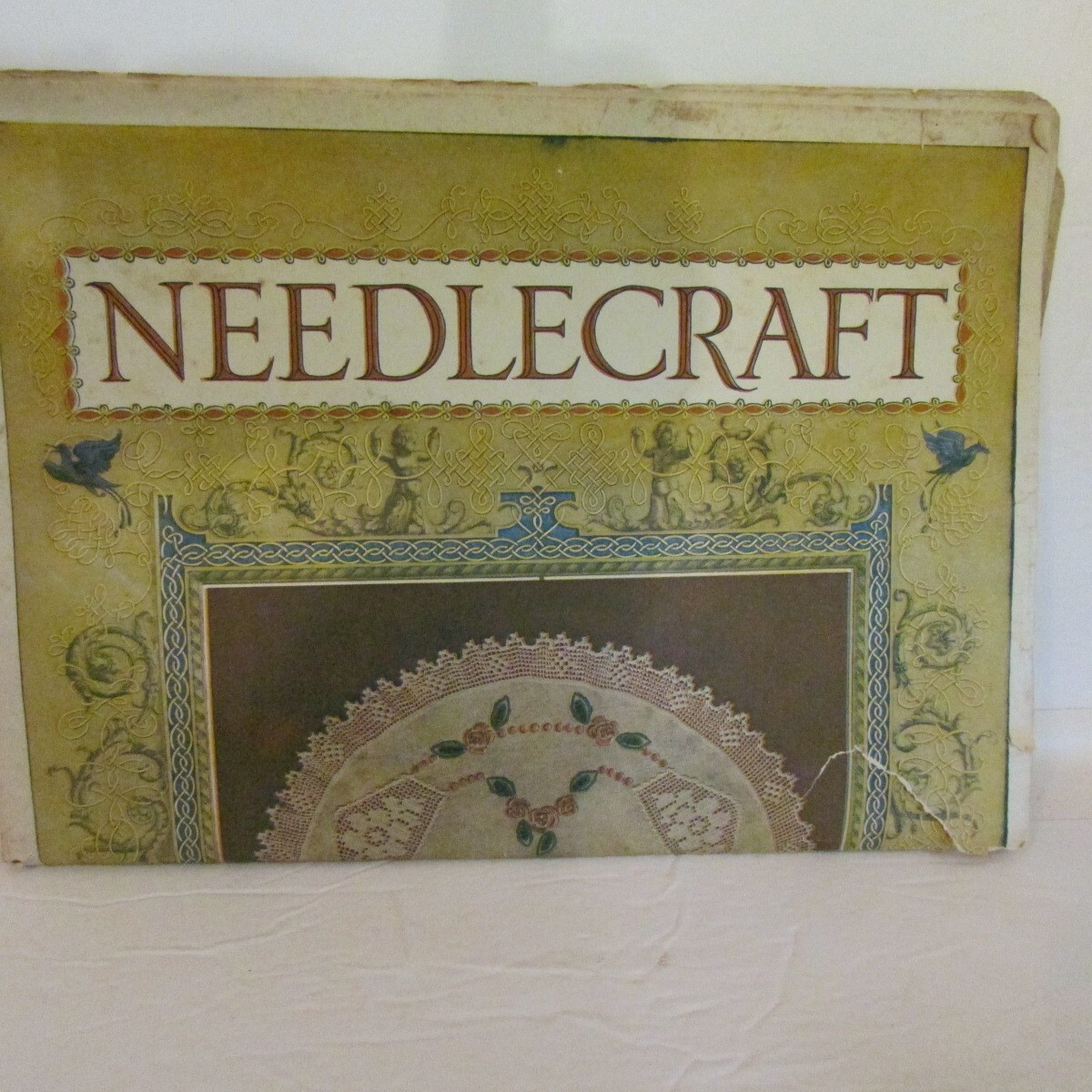 Needlecraft Magazine February 1917 old ads and craft ideas