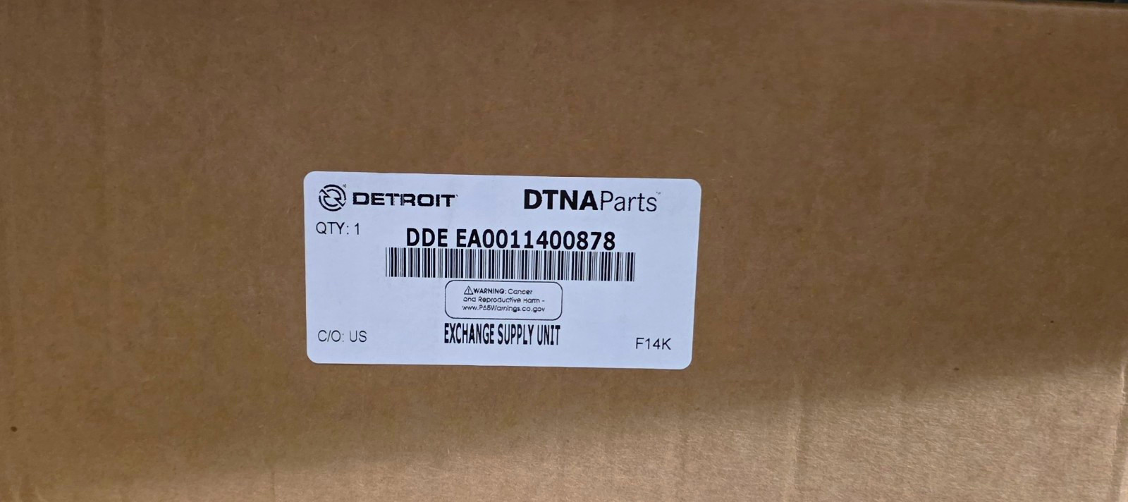 New In Sealed Box Genuine Detroit Diesel DEF PUMP DDE EA0011400878